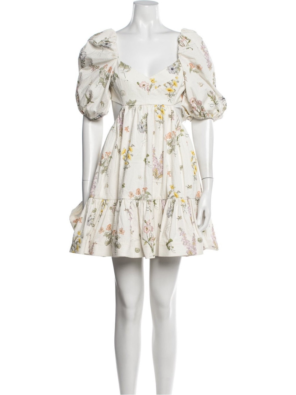 Zimmermann Jeannie Puff Sleeve Mini Dress